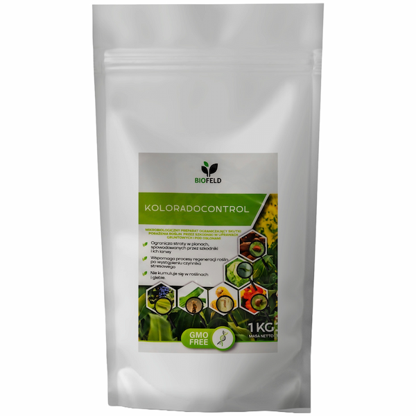 KOLORADO CONTROL 1 kg – mikrobiologiczny preparat z Bacillus sp. w opakowaniu