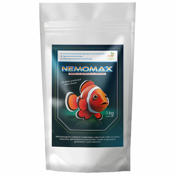 Nemomax 1 kg – mikrobiologiczny preparat doglebowy w opakowaniu