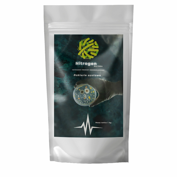 Nitrogen 5kg – naturalny biopreparat z Bacillus azotofixans w opakowaniu na białym tle
