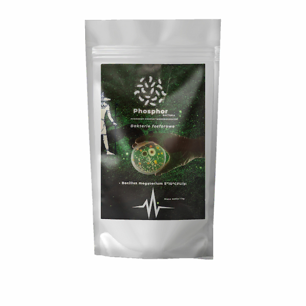 Phosphor Bacteria 1kg preparat mikrobiologiczny w opakowaniu