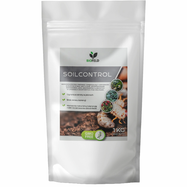 SoilControl 1 kg – biologiczny preparat doglebowy w opakowaniu